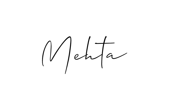 Best and Professional Signature Style for Mehta . Allison_Script Best Signature Style Collection. Mehta  signature style 2 images and pictures png