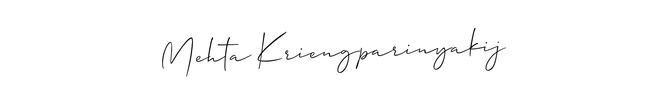 You can use this online signature creator to create a handwritten signature for the name Mehta Kriengparinyakij. This is the best online autograph maker. Mehta Kriengparinyakij signature style 2 images and pictures png