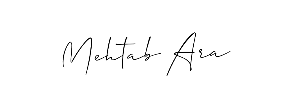 You can use this online signature creator to create a handwritten signature for the name Mehtab Ara. This is the best online autograph maker. Mehtab Ara signature style 2 images and pictures png