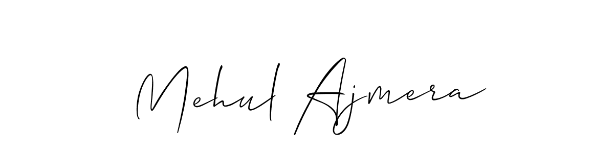 Best and Professional Signature Style for Mehul Ajmera. Allison_Script Best Signature Style Collection. Mehul Ajmera signature style 2 images and pictures png