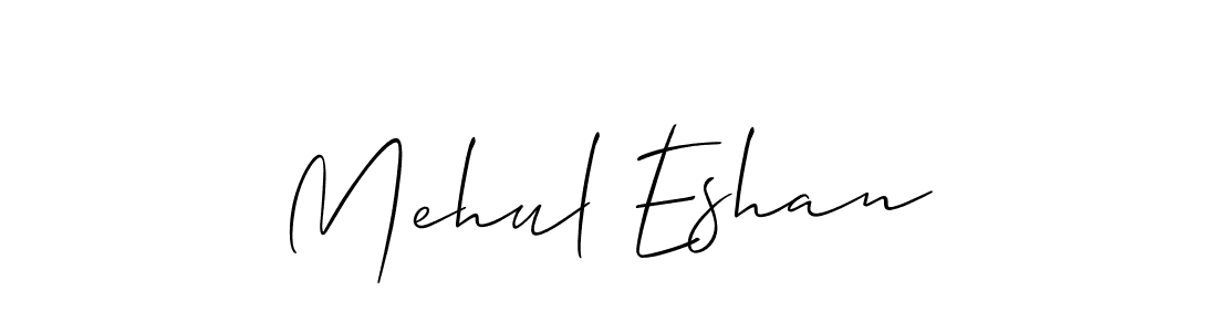 How to Draw Mehul Eshan signature style? Allison_Script is a latest design signature styles for name Mehul Eshan. Mehul Eshan signature style 2 images and pictures png