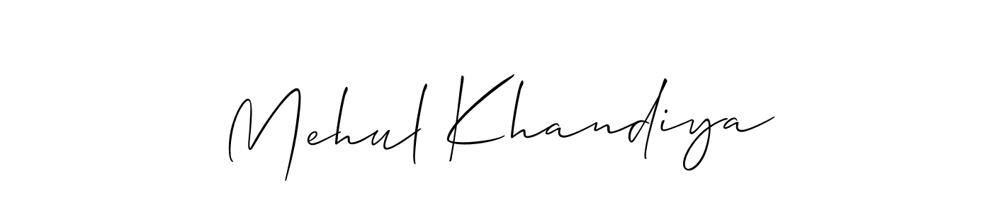 See photos of Mehul Khandiya official signature by Spectra . Check more albums & portfolios. Read reviews & check more about Allison_Script font. Mehul Khandiya signature style 2 images and pictures png
