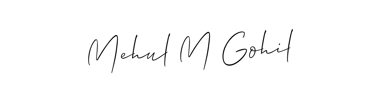 Once you've used our free online signature maker to create your best signature Allison_Script style, it's time to enjoy all of the benefits that Mehul M Gohil name signing documents. Mehul M Gohil signature style 2 images and pictures png