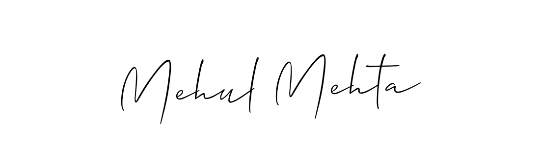 It looks lik you need a new signature style for name Mehul Mehta. Design unique handwritten (Allison_Script) signature with our free signature maker in just a few clicks. Mehul Mehta signature style 2 images and pictures png