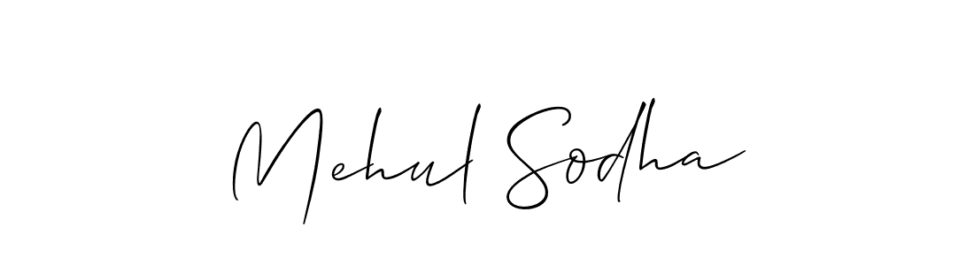 This is the best signature style for the Mehul Sodha name. Also you like these signature font (Allison_Script). Mix name signature. Mehul Sodha signature style 2 images and pictures png