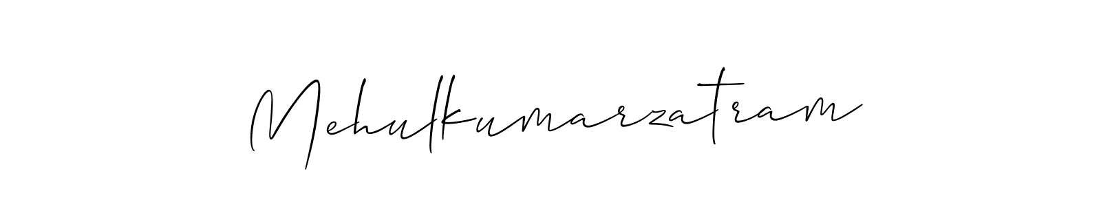 Mehulkumarzatram stylish signature style. Best Handwritten Sign (Allison_Script) for my name. Handwritten Signature Collection Ideas for my name Mehulkumarzatram. Mehulkumarzatram signature style 2 images and pictures png