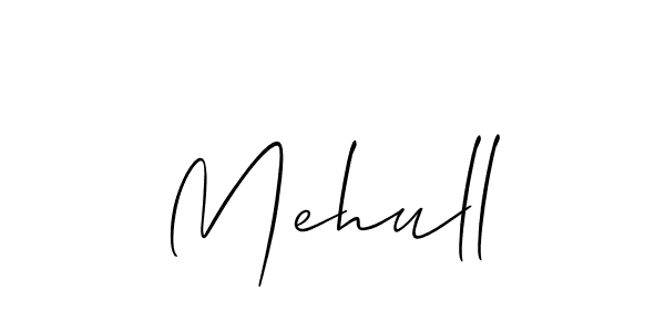 Create a beautiful signature design for name Mehull. With this signature (Allison_Script) fonts, you can make a handwritten signature for free. Mehull signature style 2 images and pictures png