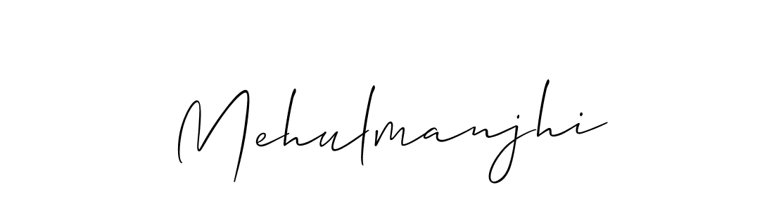 It looks lik you need a new signature style for name Mehulmanjhi. Design unique handwritten (Allison_Script) signature with our free signature maker in just a few clicks. Mehulmanjhi signature style 2 images and pictures png