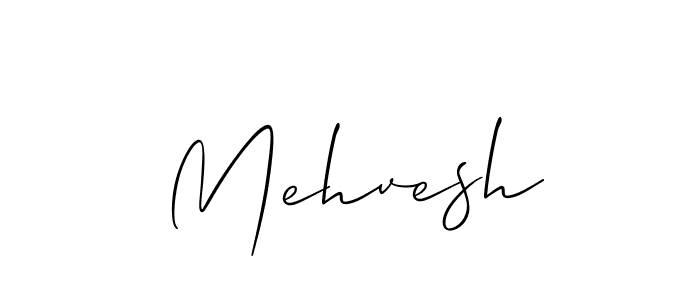 Design your own signature with our free online signature maker. With this signature software, you can create a handwritten (Allison_Script) signature for name Mehvesh. Mehvesh signature style 2 images and pictures png