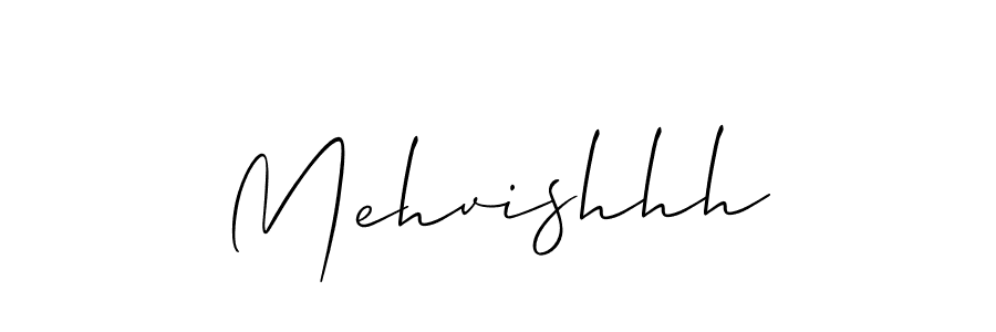 Create a beautiful signature design for name Mehvishhh. With this signature (Allison_Script) fonts, you can make a handwritten signature for free. Mehvishhh signature style 2 images and pictures png