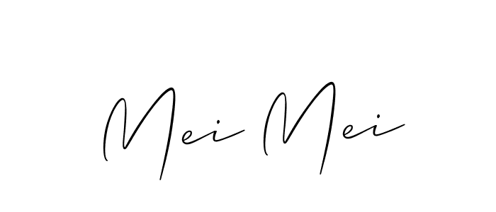 How to Draw Mei Mei signature style? Allison_Script is a latest design signature styles for name Mei Mei. Mei Mei signature style 2 images and pictures png
