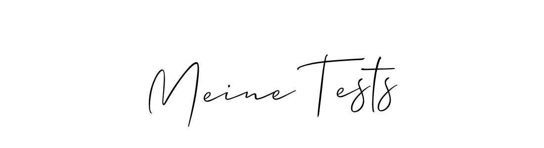 You can use this online signature creator to create a handwritten signature for the name Meine Tests. This is the best online autograph maker. Meine Tests signature style 2 images and pictures png