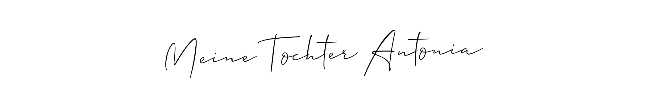 Once you've used our free online signature maker to create your best signature Allison_Script style, it's time to enjoy all of the benefits that Meine Tochter Antonia name signing documents. Meine Tochter Antonia signature style 2 images and pictures png