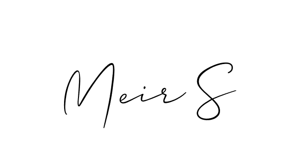 See photos of Meir S official signature by Spectra . Check more albums & portfolios. Read reviews & check more about Allison_Script font. Meir S signature style 2 images and pictures png