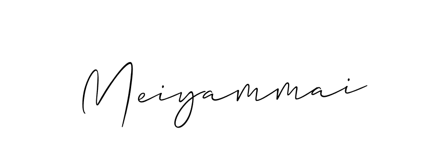 Allison_Script is a professional signature style that is perfect for those who want to add a touch of class to their signature. It is also a great choice for those who want to make their signature more unique. Get Meiyammai name to fancy signature for free. Meiyammai signature style 2 images and pictures png