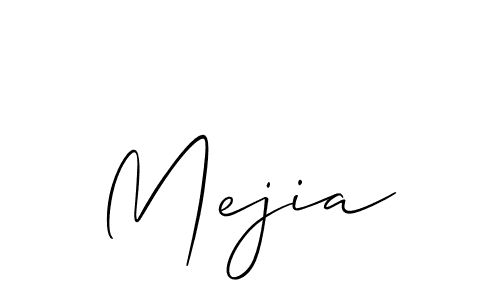 How to make Mejia name signature. Use Allison_Script style for creating short signs online. This is the latest handwritten sign. Mejia signature style 2 images and pictures png