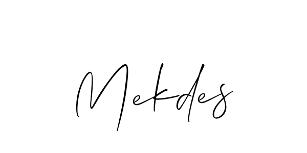How to Draw Mekdes signature style? Allison_Script is a latest design signature styles for name Mekdes. Mekdes signature style 2 images and pictures png