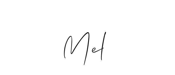 You should practise on your own different ways (Allison_Script) to write your name (Mel ❤) in signature. don't let someone else do it for you. Mel ❤ signature style 2 images and pictures png