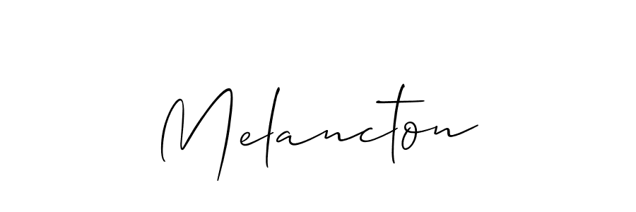 Melancton stylish signature style. Best Handwritten Sign (Allison_Script) for my name. Handwritten Signature Collection Ideas for my name Melancton. Melancton signature style 2 images and pictures png