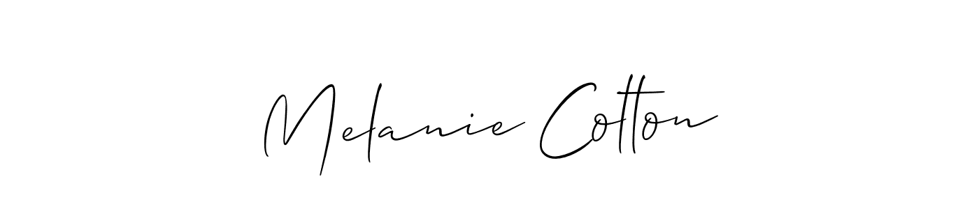 Design your own signature with our free online signature maker. With this signature software, you can create a handwritten (Allison_Script) signature for name Melanie Colton. Melanie Colton signature style 2 images and pictures png