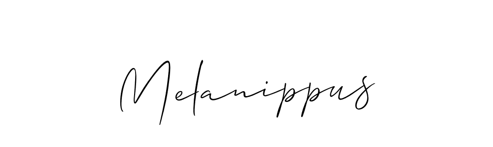 Make a beautiful signature design for name Melanippus. Use this online signature maker to create a handwritten signature for free. Melanippus signature style 2 images and pictures png