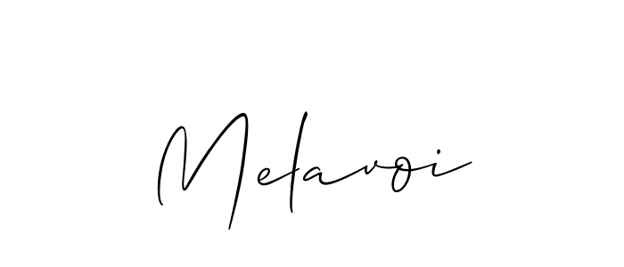 Best and Professional Signature Style for Melavoi. Allison_Script Best Signature Style Collection. Melavoi signature style 2 images and pictures png