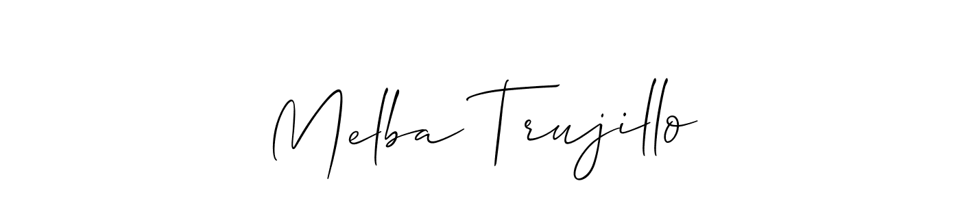 Once you've used our free online signature maker to create your best signature Allison_Script style, it's time to enjoy all of the benefits that Melba Trujillo name signing documents. Melba Trujillo signature style 2 images and pictures png