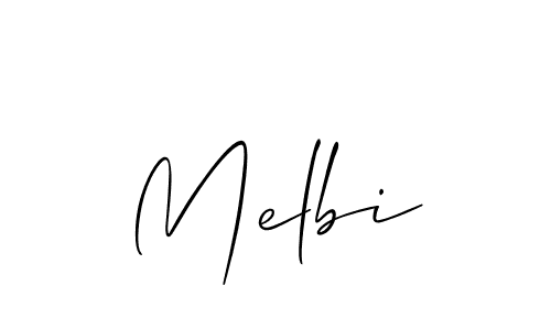 You should practise on your own different ways (Allison_Script) to write your name (Melbi) in signature. don't let someone else do it for you. Melbi signature style 2 images and pictures png