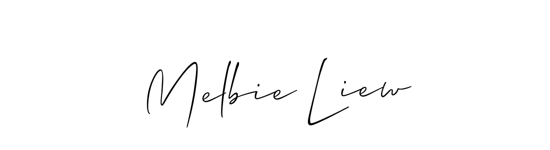 Once you've used our free online signature maker to create your best signature Allison_Script style, it's time to enjoy all of the benefits that Melbie Liew name signing documents. Melbie Liew signature style 2 images and pictures png