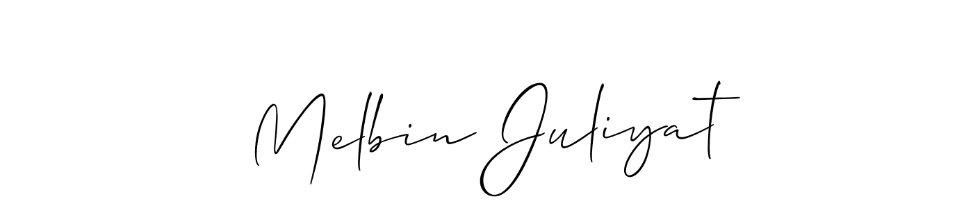 Here are the top 10 professional signature styles for the name Melbin Juliyat. These are the best autograph styles you can use for your name. Melbin Juliyat signature style 2 images and pictures png