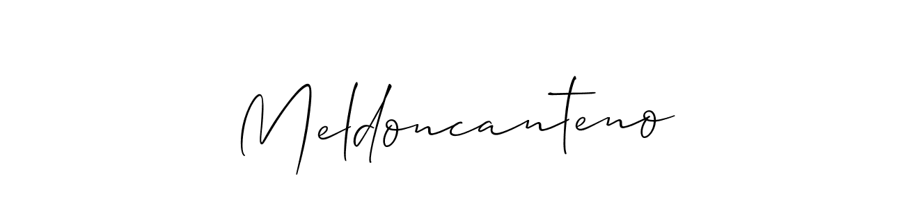 Also You can easily find your signature by using the search form. We will create Meldoncanteno name handwritten signature images for you free of cost using Allison_Script sign style. Meldoncanteno signature style 2 images and pictures png