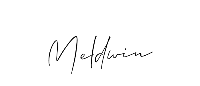 Make a short Meldwin signature style. Manage your documents anywhere anytime using Allison_Script. Create and add eSignatures, submit forms, share and send files easily. Meldwin signature style 2 images and pictures png