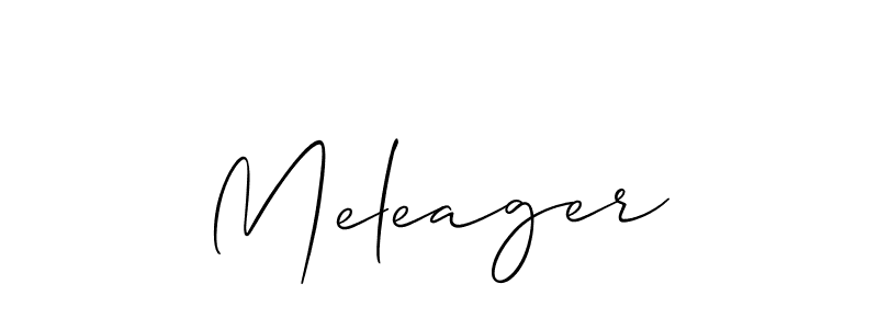 Meleager stylish signature style. Best Handwritten Sign (Allison_Script) for my name. Handwritten Signature Collection Ideas for my name Meleager. Meleager signature style 2 images and pictures png