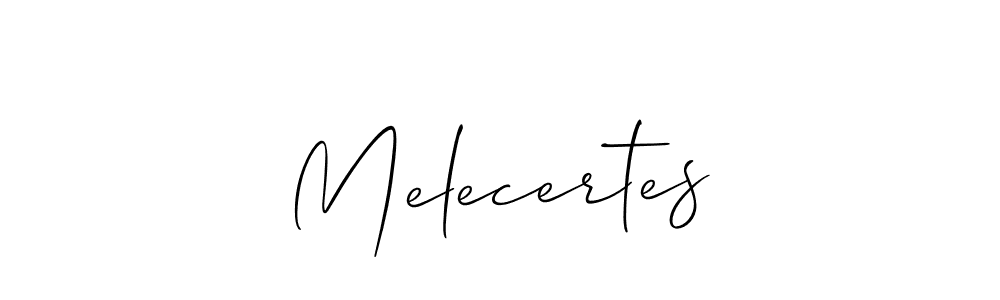 Also You can easily find your signature by using the search form. We will create Melecertes name handwritten signature images for you free of cost using Allison_Script sign style. Melecertes signature style 2 images and pictures png