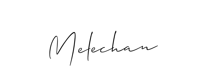 if you are searching for the best signature style for your name Melechan. so please give up your signature search. here we have designed multiple signature styles  using Allison_Script. Melechan signature style 2 images and pictures png