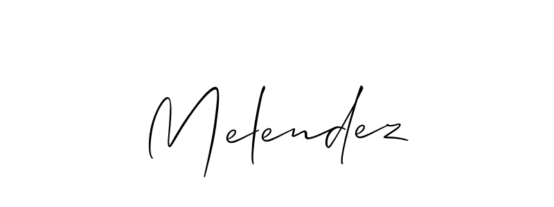 Best and Professional Signature Style for Melendez. Allison_Script Best Signature Style Collection. Melendez signature style 2 images and pictures png