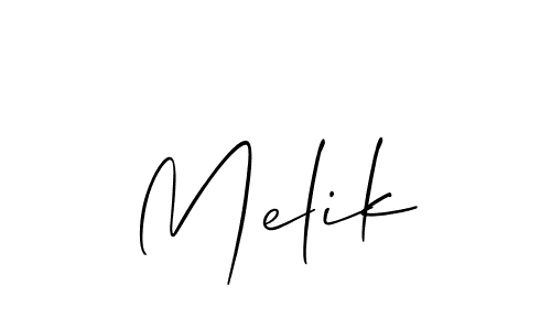 Once you've used our free online signature maker to create your best signature Allison_Script style, it's time to enjoy all of the benefits that Melik name signing documents. Melik signature style 2 images and pictures png