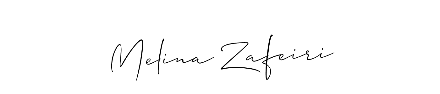 You should practise on your own different ways (Allison_Script) to write your name (Melina Zafeiri) in signature. don't let someone else do it for you. Melina Zafeiri signature style 2 images and pictures png