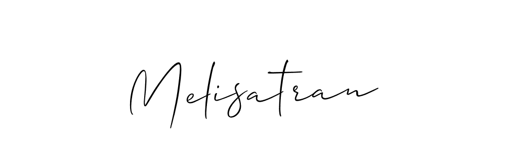 Once you've used our free online signature maker to create your best signature Allison_Script style, it's time to enjoy all of the benefits that Melisatran name signing documents. Melisatran signature style 2 images and pictures png
