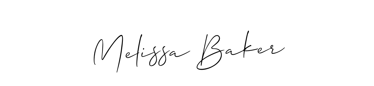 Similarly Allison_Script is the best handwritten signature design. Signature creator online .You can use it as an online autograph creator for name Melissa Baker. Melissa Baker signature style 2 images and pictures png