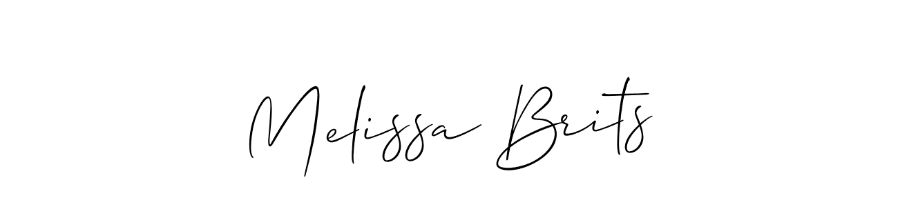 if you are searching for the best signature style for your name Melissa Brits. so please give up your signature search. here we have designed multiple signature styles  using Allison_Script. Melissa Brits signature style 2 images and pictures png