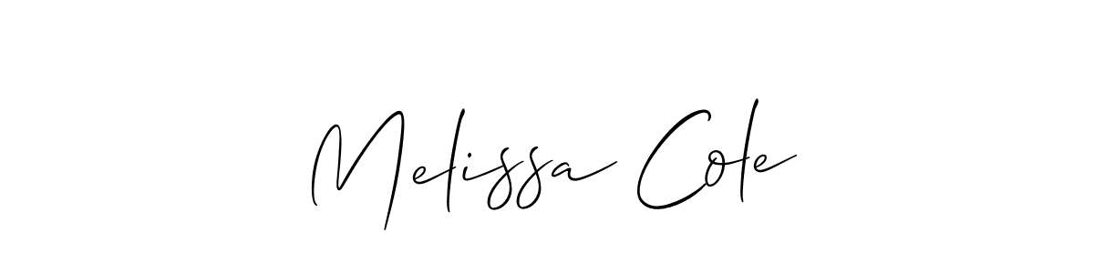 It looks lik you need a new signature style for name Melissa Cole. Design unique handwritten (Allison_Script) signature with our free signature maker in just a few clicks. Melissa Cole signature style 2 images and pictures png
