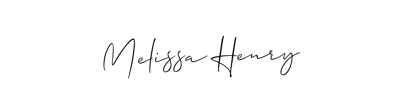 Best and Professional Signature Style for Melissa Henry. Allison_Script Best Signature Style Collection. Melissa Henry signature style 2 images and pictures png