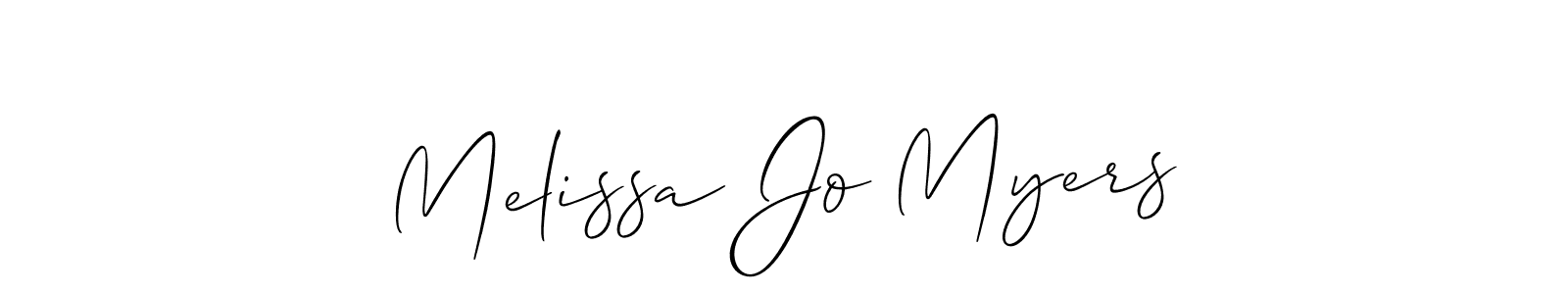 if you are searching for the best signature style for your name Melissa Jo Myers. so please give up your signature search. here we have designed multiple signature styles  using Allison_Script. Melissa Jo Myers signature style 2 images and pictures png