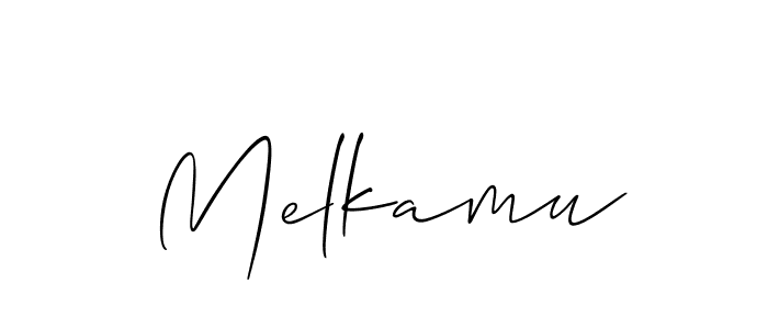 Make a beautiful signature design for name Melkamu. Use this online signature maker to create a handwritten signature for free. Melkamu signature style 2 images and pictures png