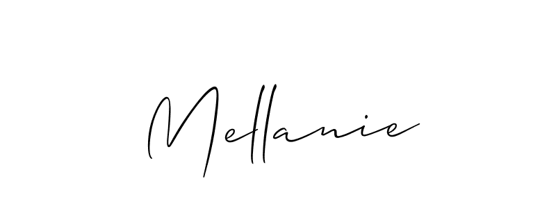 Make a beautiful signature design for name Mellanie. Use this online signature maker to create a handwritten signature for free. Mellanie signature style 2 images and pictures png