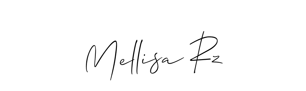 Best and Professional Signature Style for Mellisa Rz. Allison_Script Best Signature Style Collection. Mellisa Rz signature style 2 images and pictures png