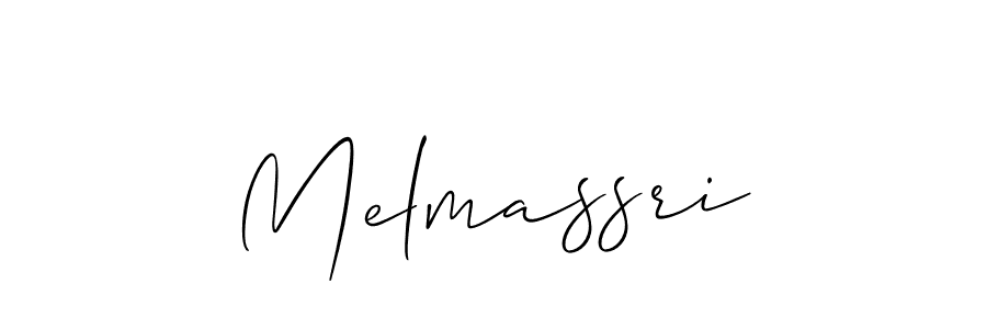 It looks lik you need a new signature style for name Melmassri. Design unique handwritten (Allison_Script) signature with our free signature maker in just a few clicks. Melmassri signature style 2 images and pictures png
