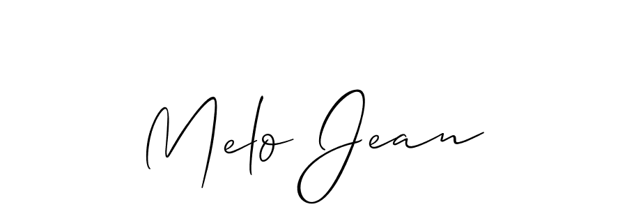 Create a beautiful signature design for name Melo Jean. With this signature (Allison_Script) fonts, you can make a handwritten signature for free. Melo Jean signature style 2 images and pictures png