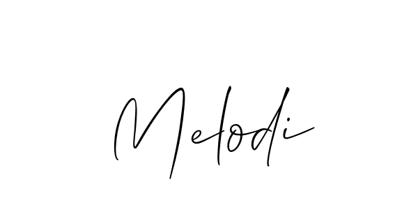Similarly Allison_Script is the best handwritten signature design. Signature creator online .You can use it as an online autograph creator for name Melodi. Melodi signature style 2 images and pictures png